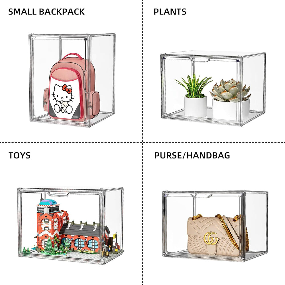 Clear Purse Organizer for Closet, 5 Pack Handbag Storage Organizer, Acrylic D...