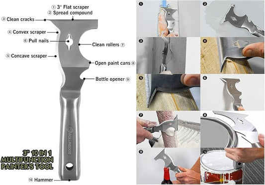 ROLLINGDOG 10 in 1 Painter's Tool - Image 2