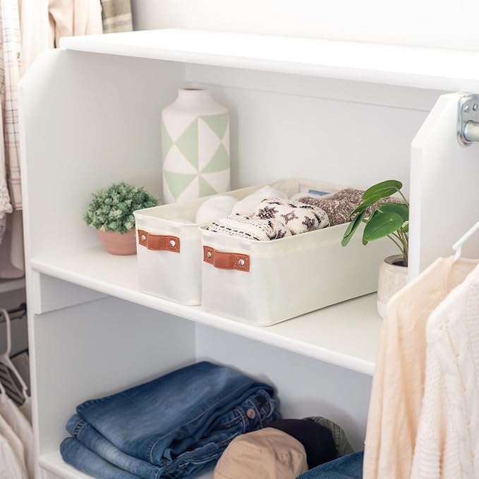 OrganiHaus Narrow Storage Bins 15x06in, Small Closet Bins - Image 9