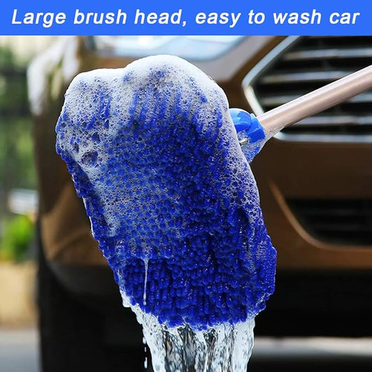 47" Car Wash Brush Kit Mitt Mop Sponge - Image 2