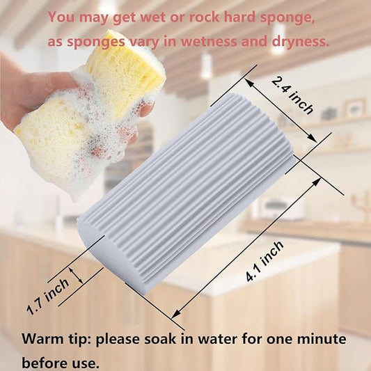6 Pack Damp Clean Duster Sponge, Dusting Sponge Duster - Image 2