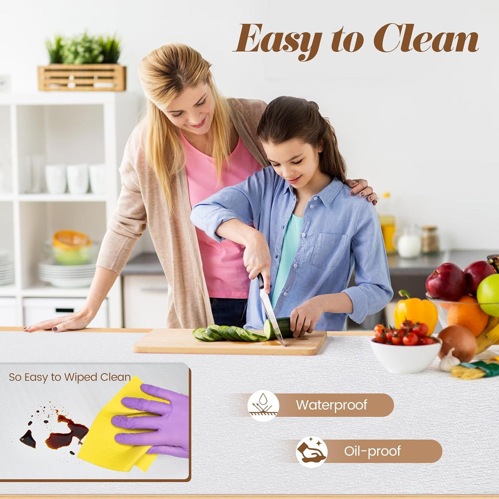 Drawer Liner and Shelf Liner for Kitchen Cabinets Non Adhesive Strong Grip Ca...