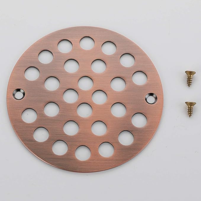 4-Inch Screw-in Shower Strainer Drain Cover Replacement Floor Strainer - Image 6