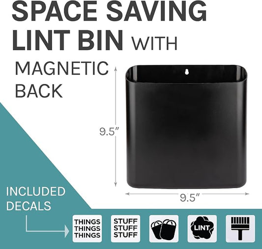 JS Jackson Supplies Black Lint Bin - Image 2