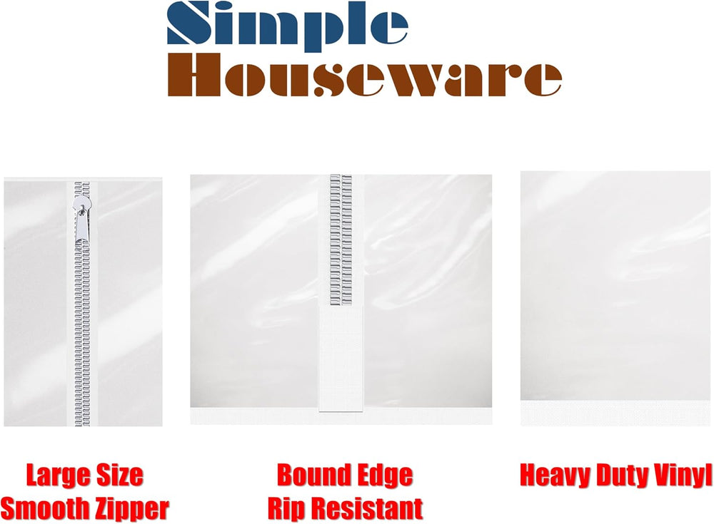 Simple Houseware Industrial Grade Z-Base Garment Rack w/Cover Tube Bracket