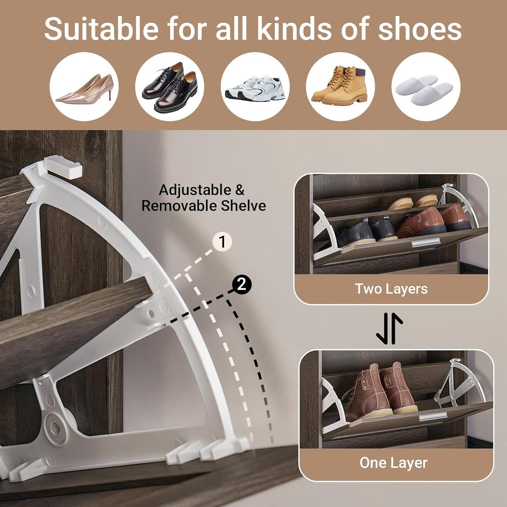 Haotian Shoe Cabinet Storage for Entryway