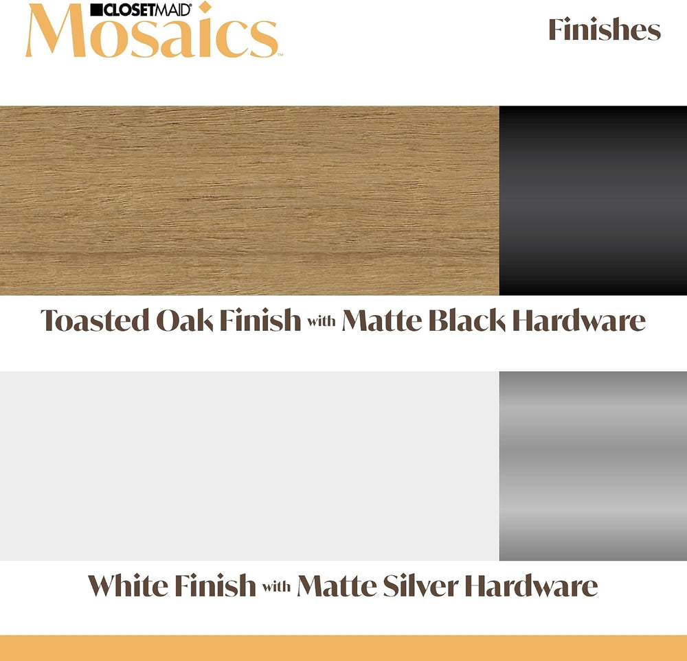 ClosetMaid Mosaics 4 Drawer Closet Organizer, Customizable Storage System, 40...