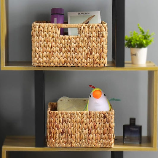 HOONEX Water Hyacinth Storage Baskets - Image 2