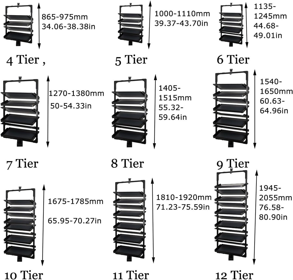 Shoe Rack 360°Rotating Pull-Out Organizer for Closet Shoe Cabinet,Adjustable ...