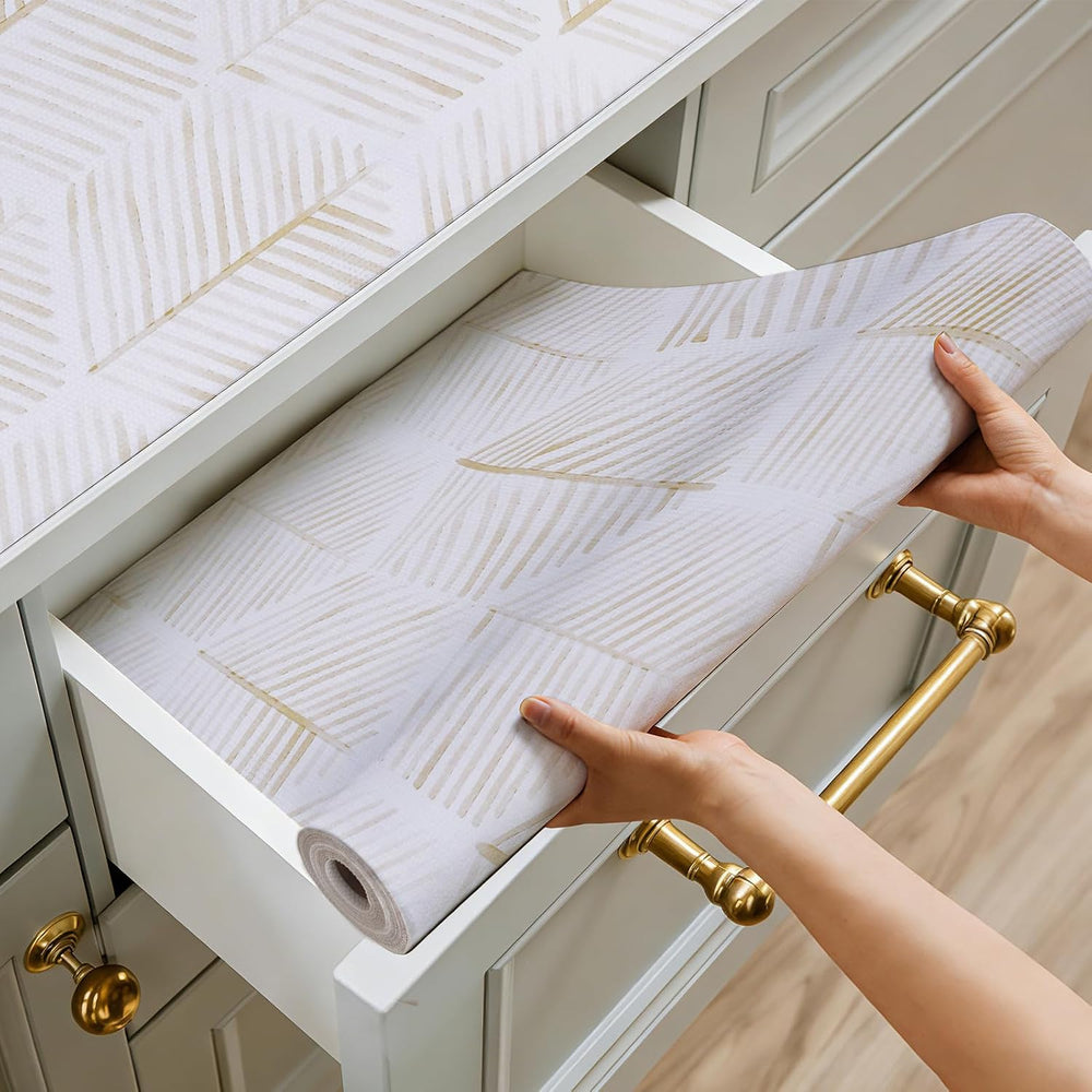 Drawer and Shelf Liner for Kitchen Cabinet, Cupboard, Desks, Pantry, Tool Box...
