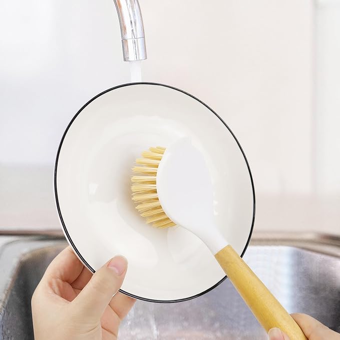 2 Pack Kitchen Scrub Brushes for Cleaning Dish Brush - Image 7
