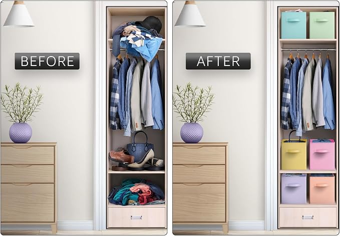 Sorbus Fabric Storage Cubes - Image 6