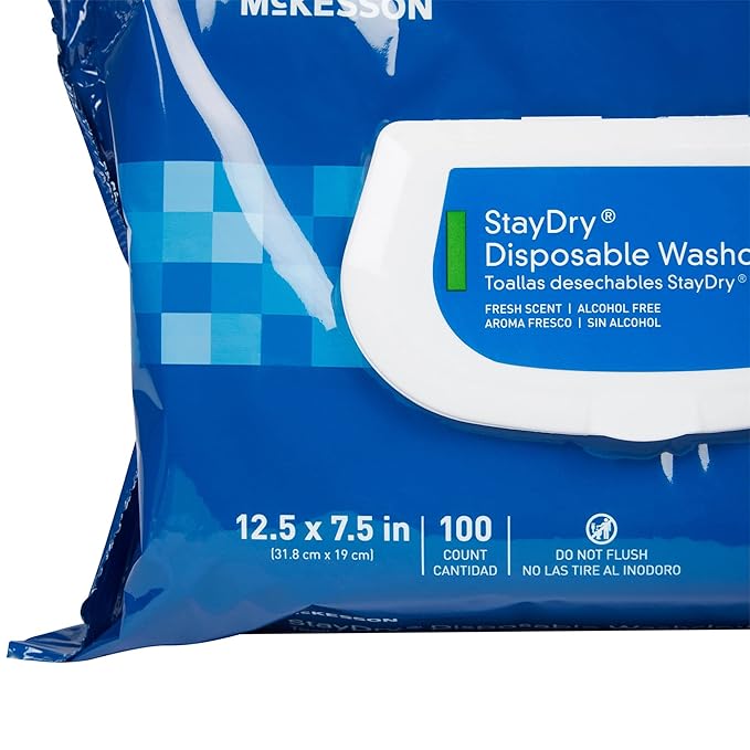 McKesson Personal Cleansing Wipes, Aloe Vera) - Image 9