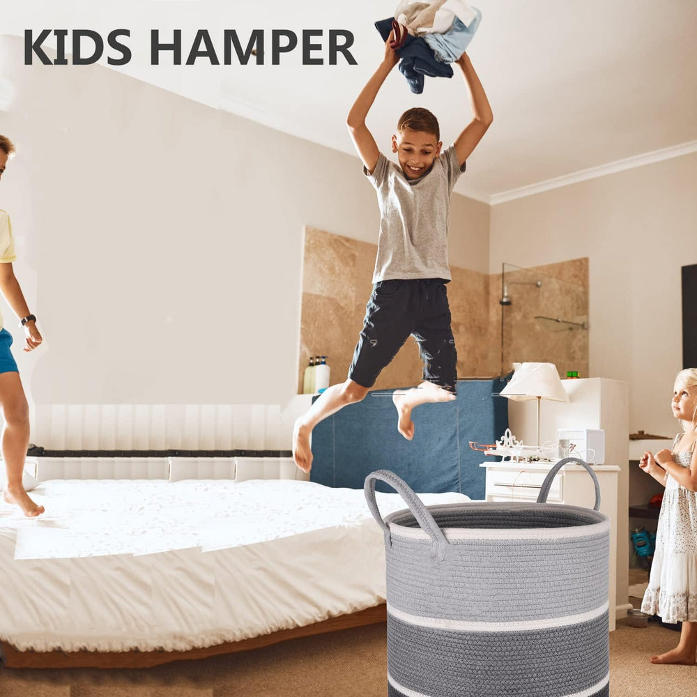 Durable Cotton Cloth bags for stacking and storing diapers and blankets,Pillo...