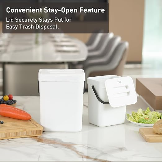 EKO Puro Mini Wall-Mounted Kitchen Trash Can - Image 2