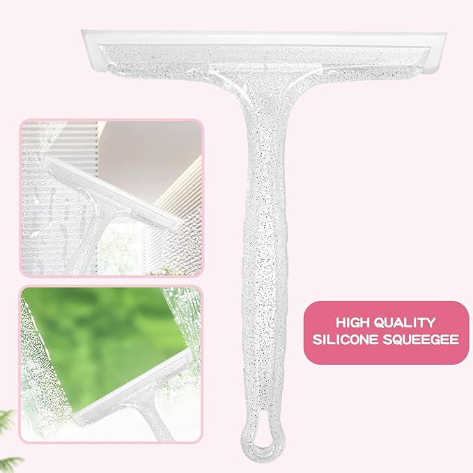 Shower Squeegee for Glass Doors, Bathroom Squeegee for Shower, Window Squeegee - Image 7