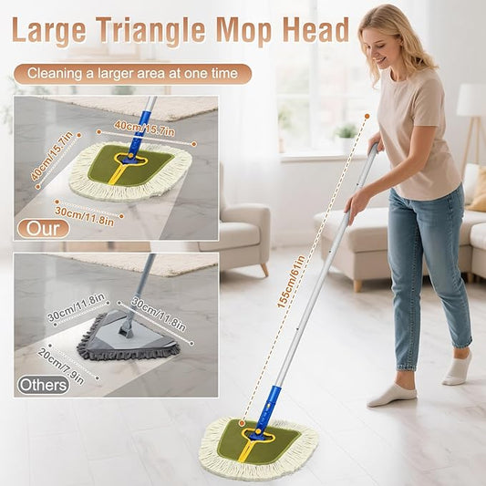 Commercial Dust Mop for Hardwood Floors, Industrial Dry Mops - Image 2