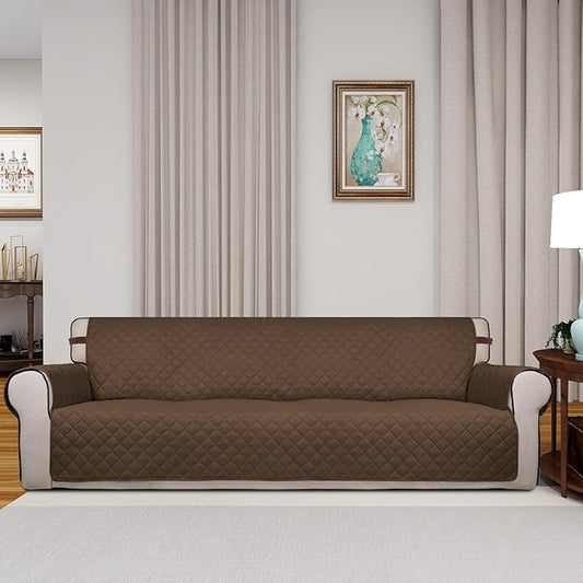 PureFit Reversible Quilted Sofa Cover, Water Resistant Slipcover Furniture - Image 2