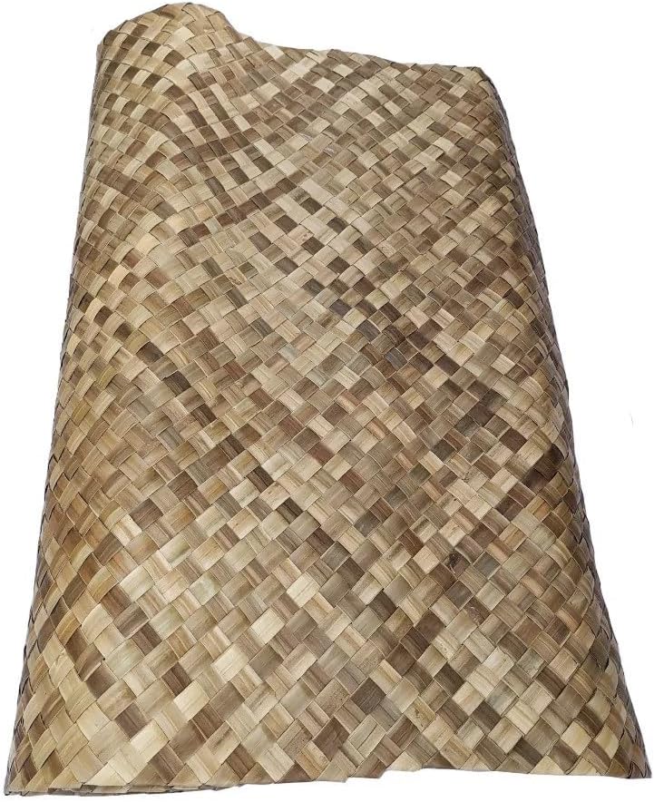 Thaisan7 Lauhala Natural Weave Matting Roll Commercial Grade-Tiki Bar Wall Co...
