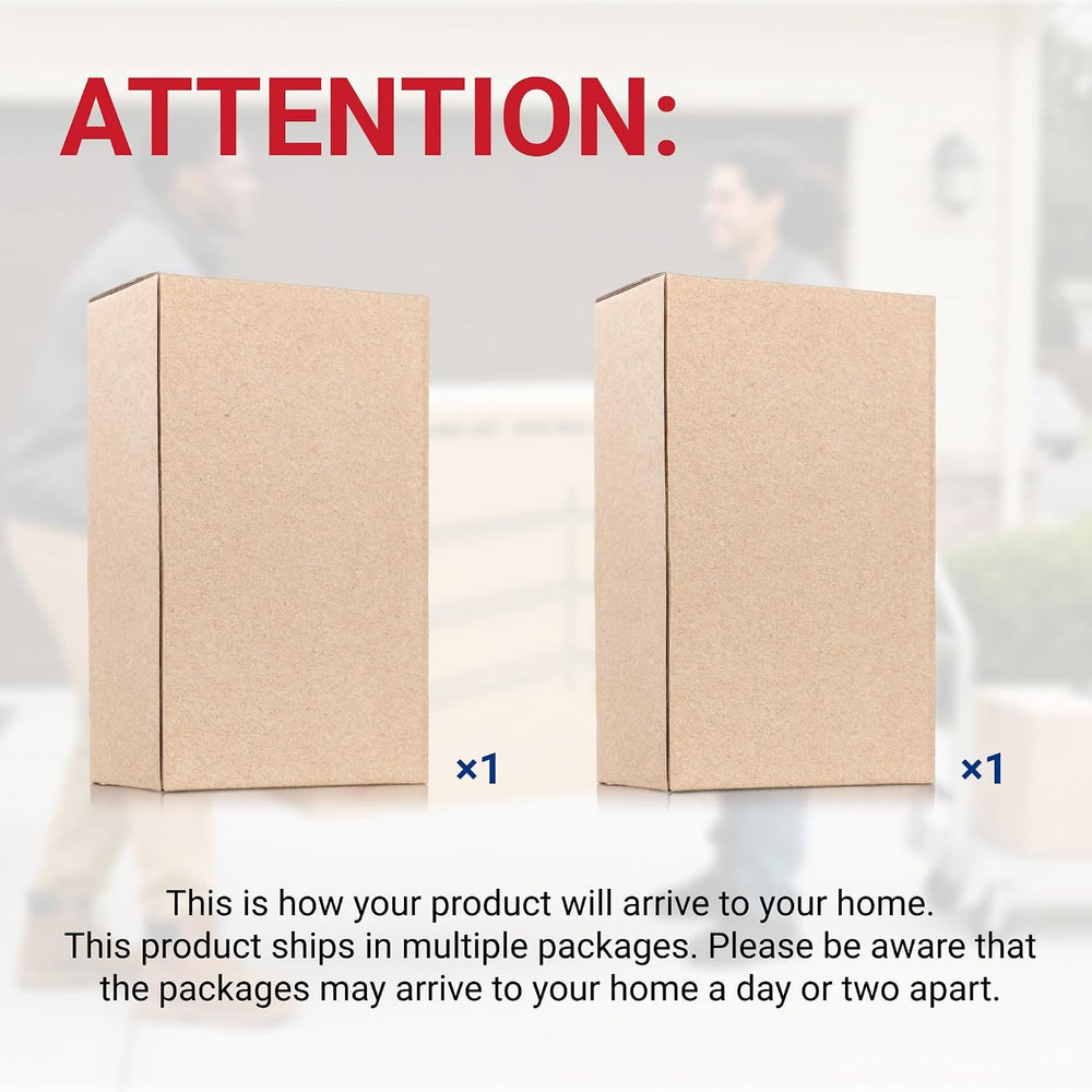 FLEXIMOUNTS 4-Pack 2x4ft Wall Shelf Garage Storage Rack Wall Mounted, White