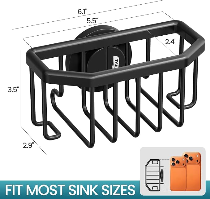 TAILI Sponge Holder for Kitchen Sink - Image 2