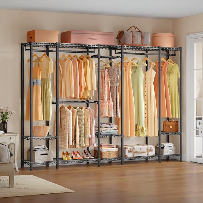VIPEK V50 Extra Large Portable Closet Rack Bedroom Armoire Freestanding - Image 8