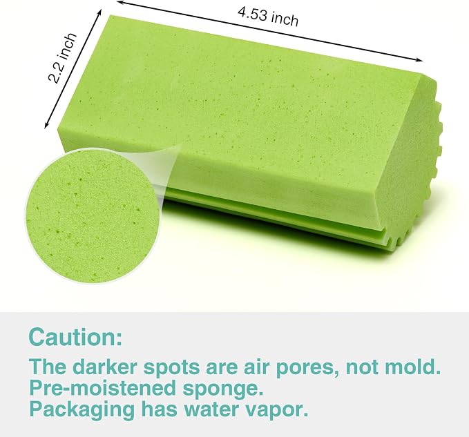 4 Pack Damp Dusting Sponge Duster, Reusable Household Cleaning Sponge Tool - Image 6