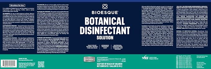 Bioesque Botanical Disinfectant Solution, Heavy Duty Broad-Spectrum Disinfectant - Image 7