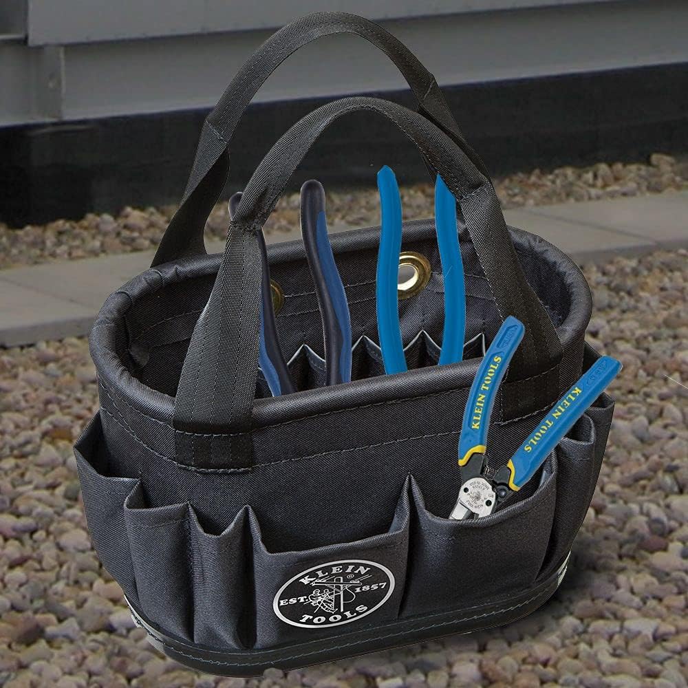 Klein Tools Oval Tool Bucket Bundle with Mini Tool Bucket