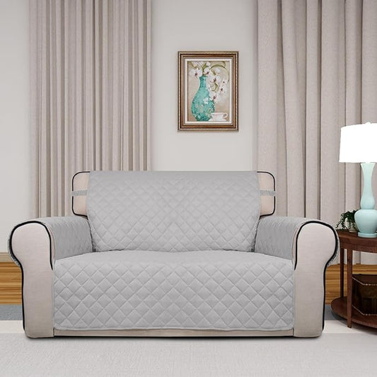 PureFit Reversible Quilted Sofa Cover, Water Resistant Slipcover Furniture - Image 2