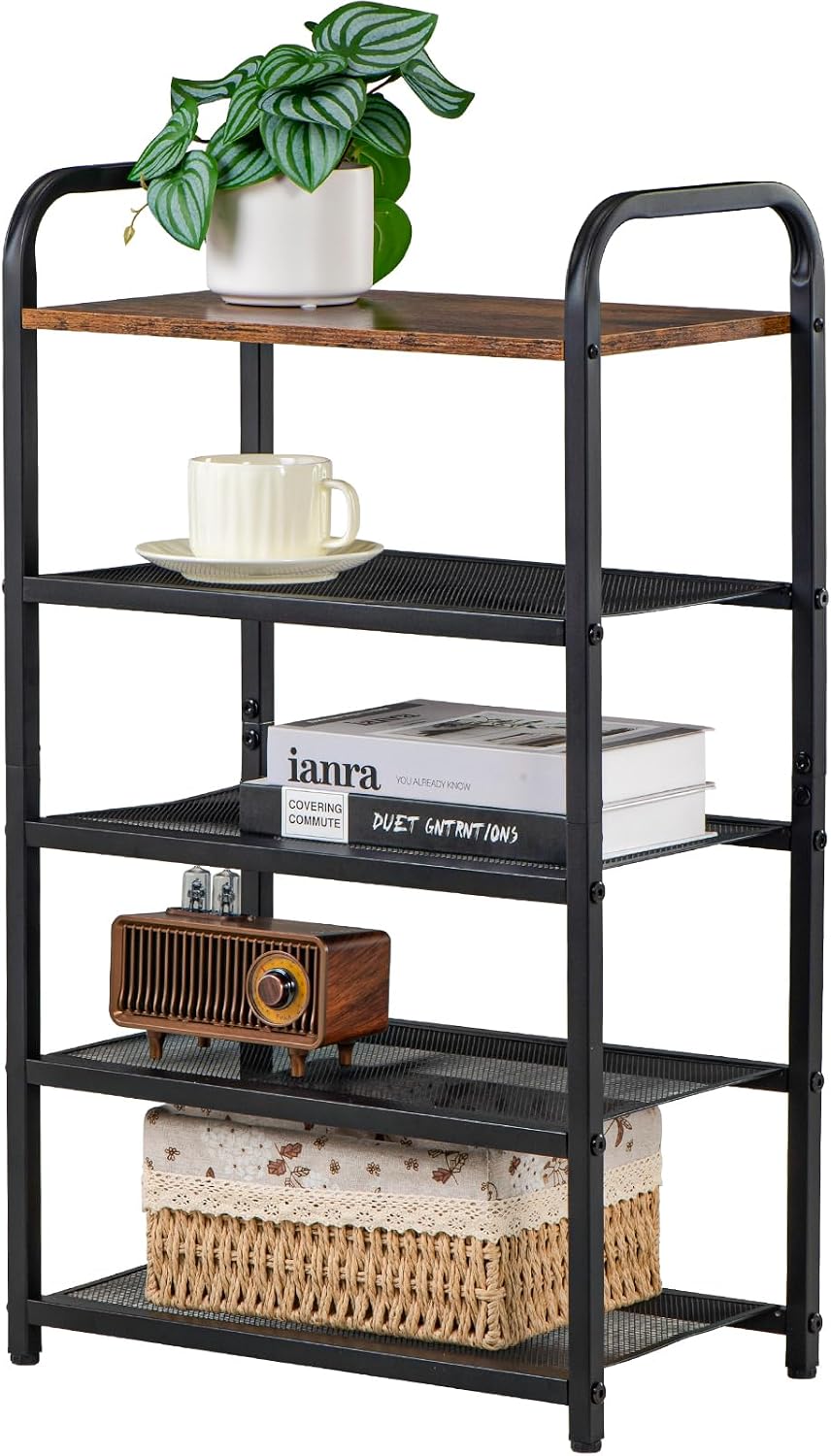 Narrow Vertical Shoe Rack for Entryway, 17.32" X 10.24" X 29.13"