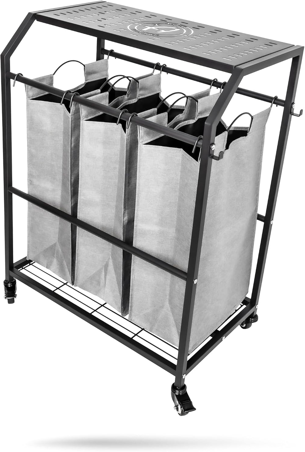 Adam's Polishes Detailing Towel Cart for Dirty Laundry, Cloths, Rags, Clo...