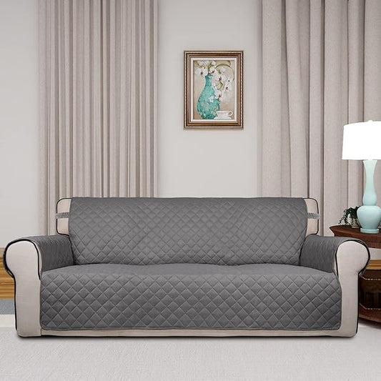 PureFit Reversible Quilted Sofa Cover, Water Resistant Slipcover Furniture - Image 2