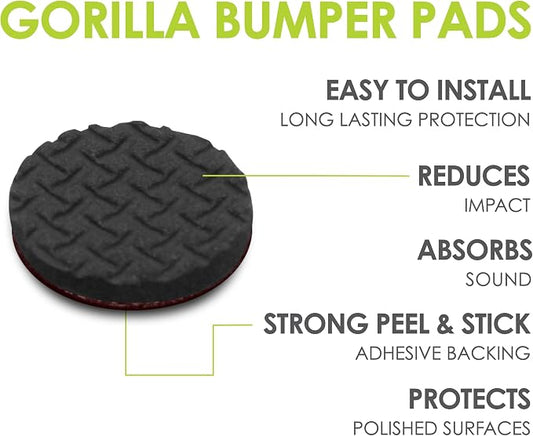 Slipstick GorillaBumperPads Premium 1/2” Rounds Adhesive Non Slip Pads/Bumpers - Image 2