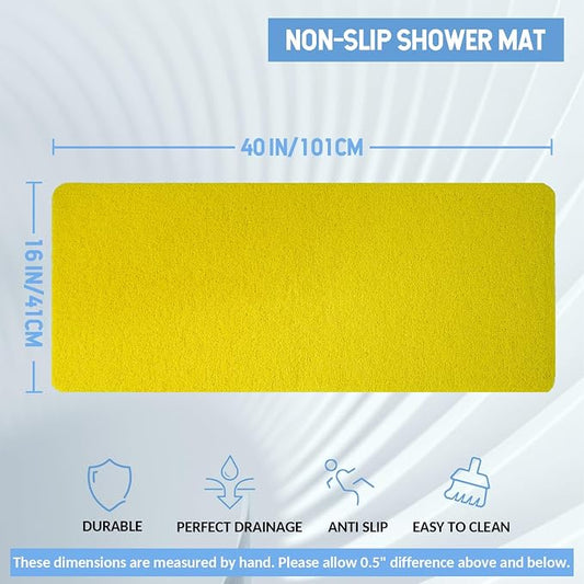 Non-Slip Bathtub Mat, Anti Slip Shower Mat, Fast Drying Bathtub Mats, Foot - Image 2