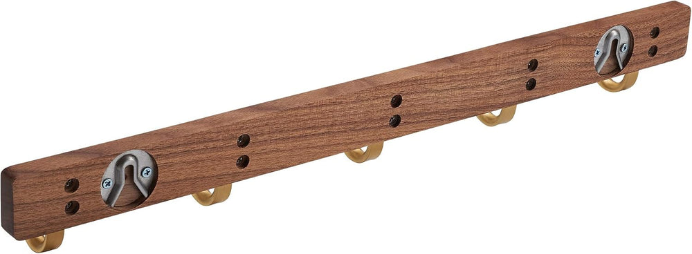 Wall Mounted Coat Rack, 5 Hooks - J Shape