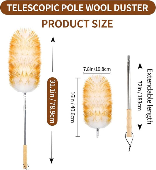 Lambswool Duster for Cleaning - Image 2