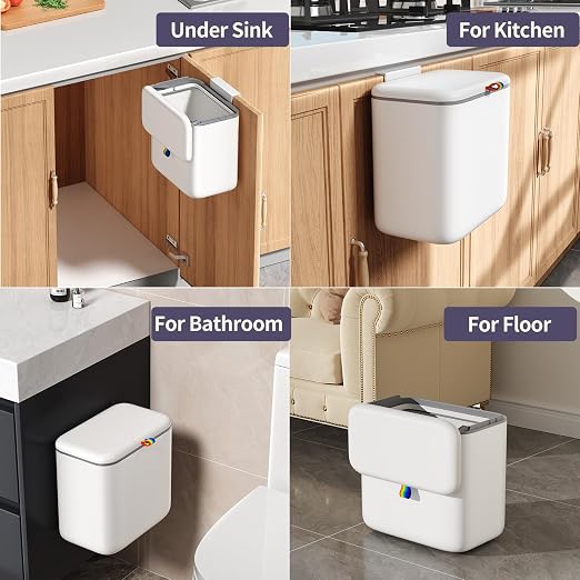 Kitchen Compost Bin with Lid - Image 9