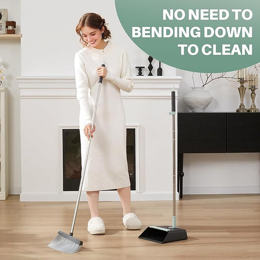 JOYMOOP Black Broom and Dustpan Set - Image 2
