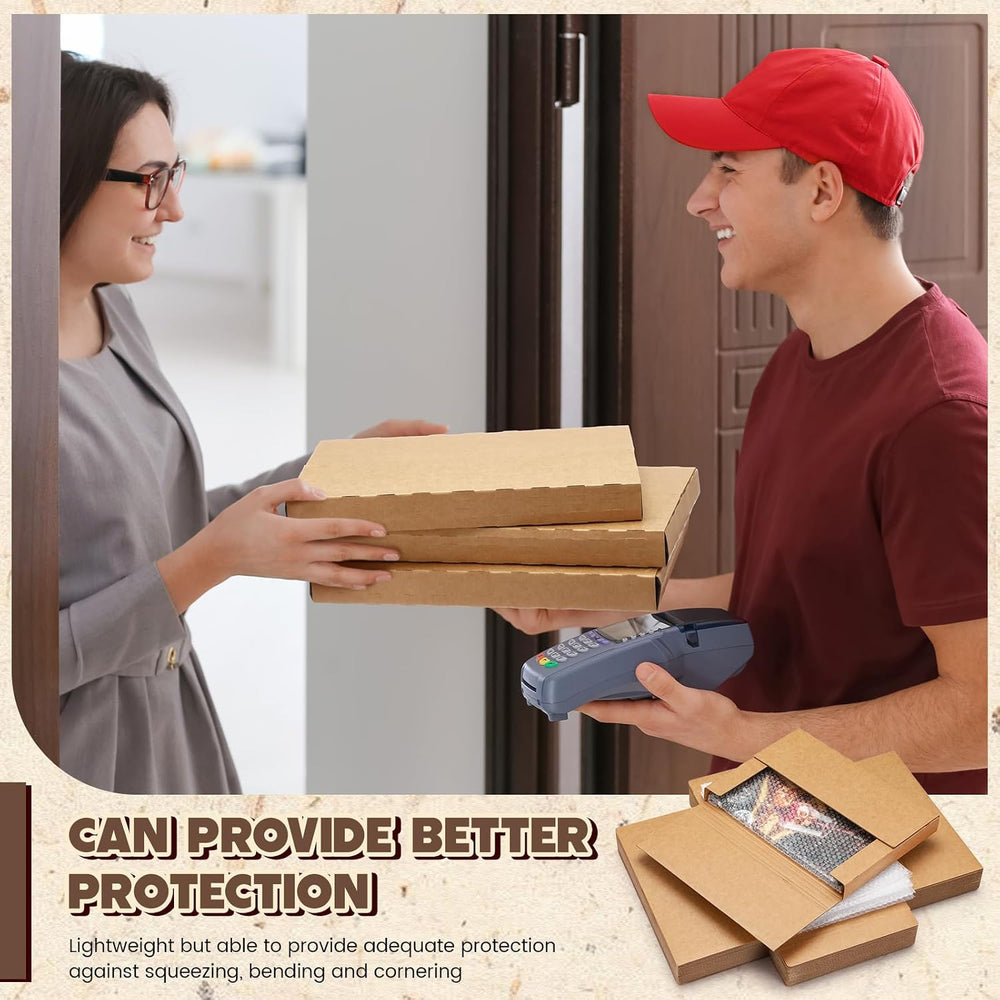 Fullhawl 30 Pack Comic Book Mailers, Brown, 7.8 x 11 x 1.2 Inch