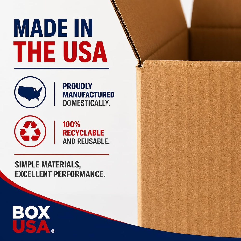 BOX USA White Folding Gift Boxes 2.5x1.75x4, 500-Pack
