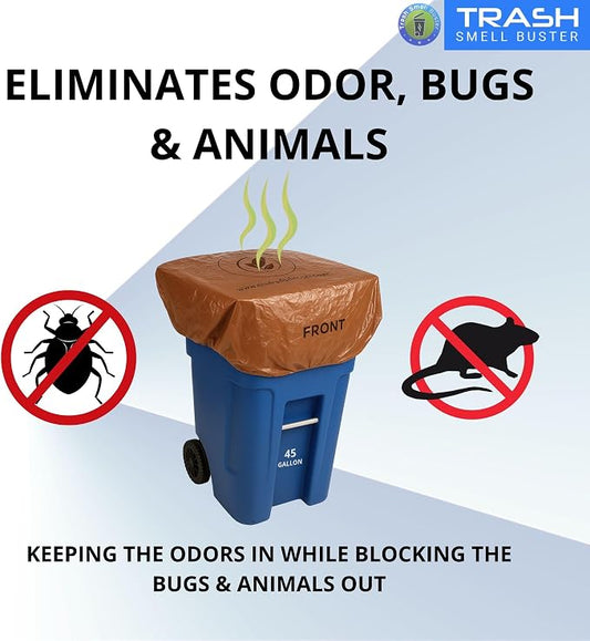 Trash Can Cover Biodegradable Odor Eliminating Bag - Image 2