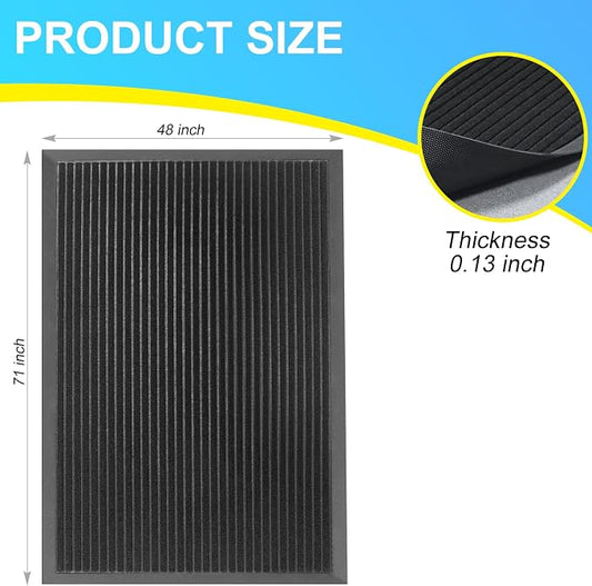 Vicwe Front Door Mat Indoor Outdoor Entrance, Low Profile, Easy Clean Entryway - Image 2