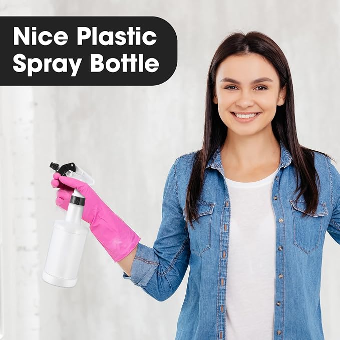 Eccliy 12 Pcs 16 Oz Plastic Spray Bottle, Adjustable Empty Reusable Sprayer - Image 7