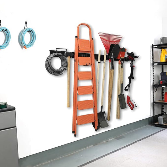 Wallmaster 15 PCS Tool Storage Rack, Garage Storage Wall Mount Organizer Garden - Image 2