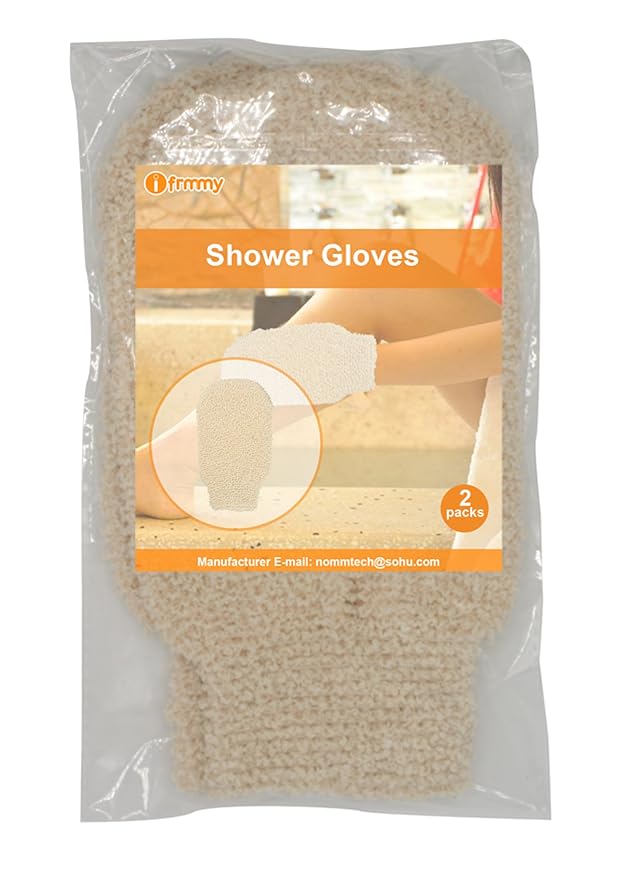 Bath Shower Gloves- Elastic Bath Mitts - Image 6