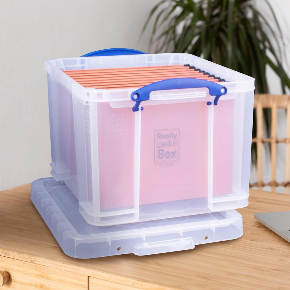 Really Useful Box 32 Liter Storage Container, 3 Pack