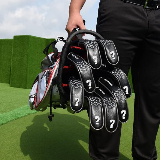 mytag 8PCS Golf Hybrid Iron Covers Set, Knit Hybrid Head Covers, Fits Cobra T - Image 2