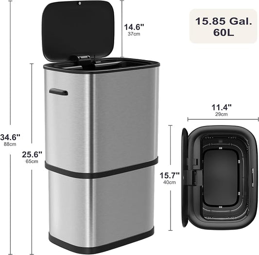 16 Gallon Kitchen Trash Can - Image 2