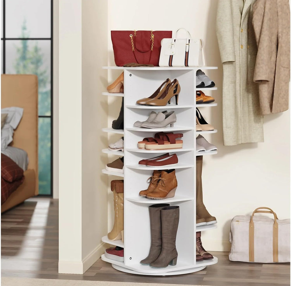 ClosetMaid Rotating Shoe Rack and Storage Tower with Adjustable Shelves